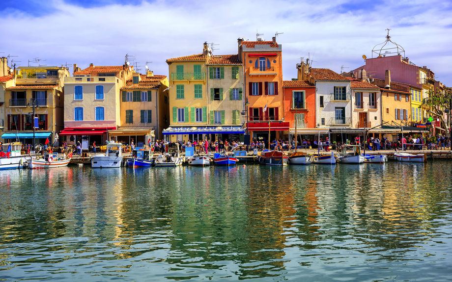 Hafen von Cassis, Frankreich