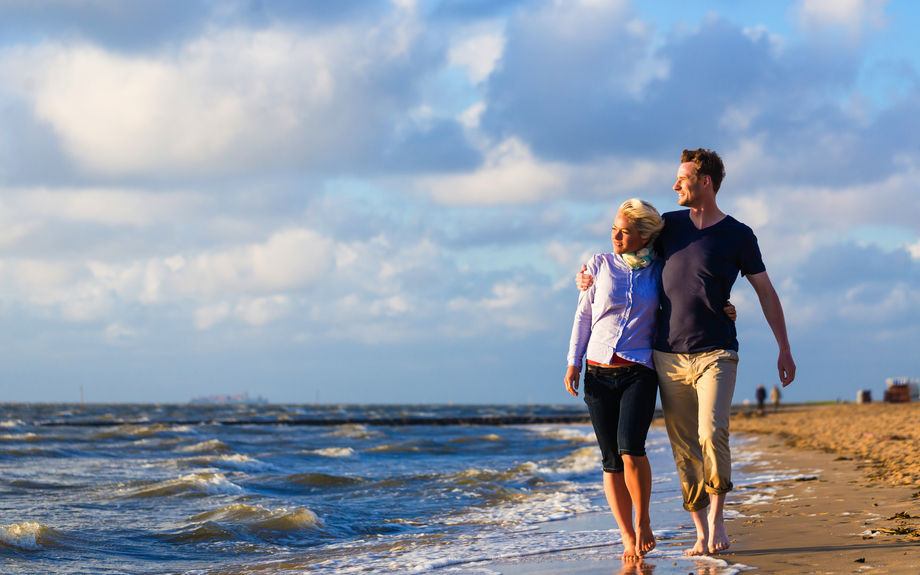 Spaziergang am Strand