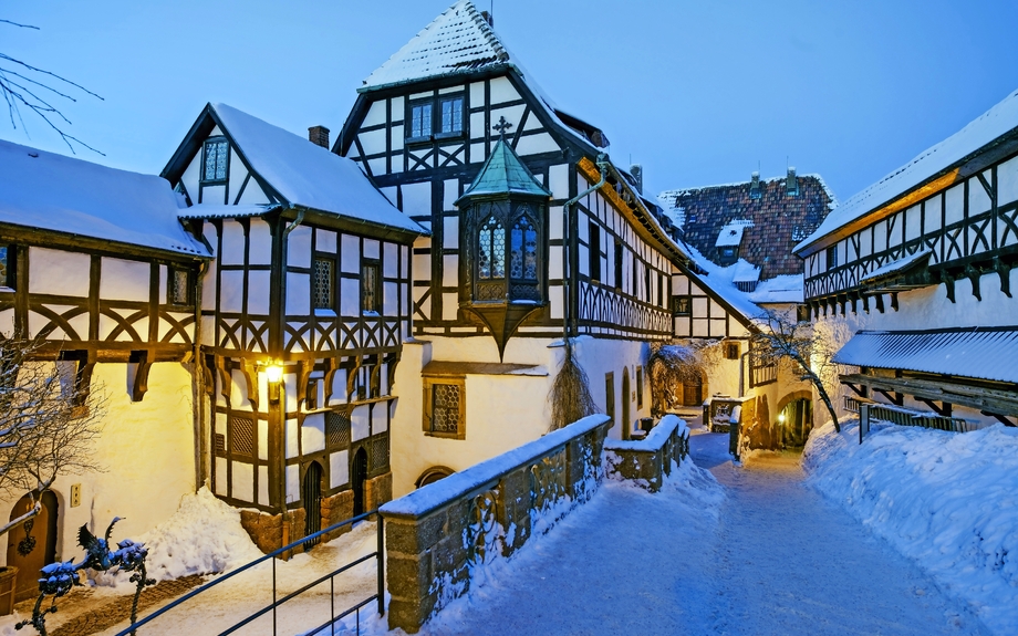 Wartburg im Winter