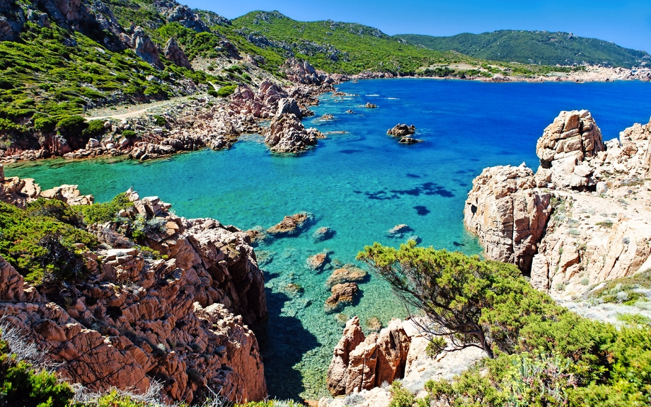 Spiaggia di Cala li Cossi auf Sardinien 