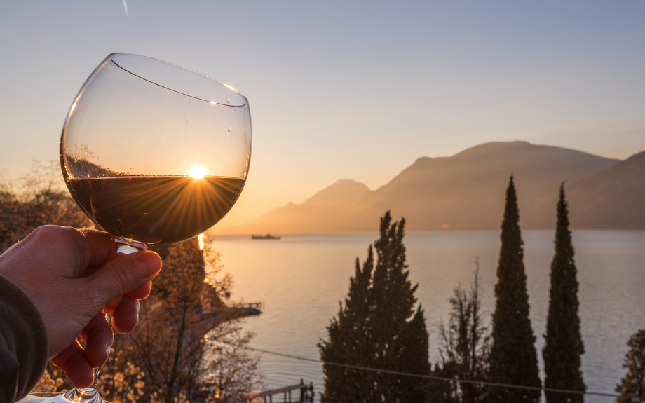 Toast am Gardasee