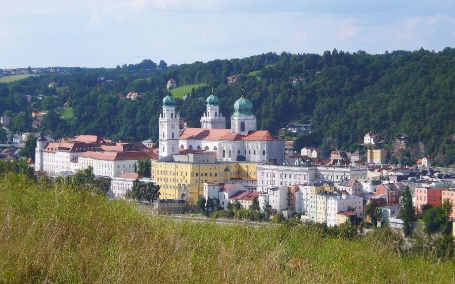 Blick auf den Stephansdom in der Altstadt