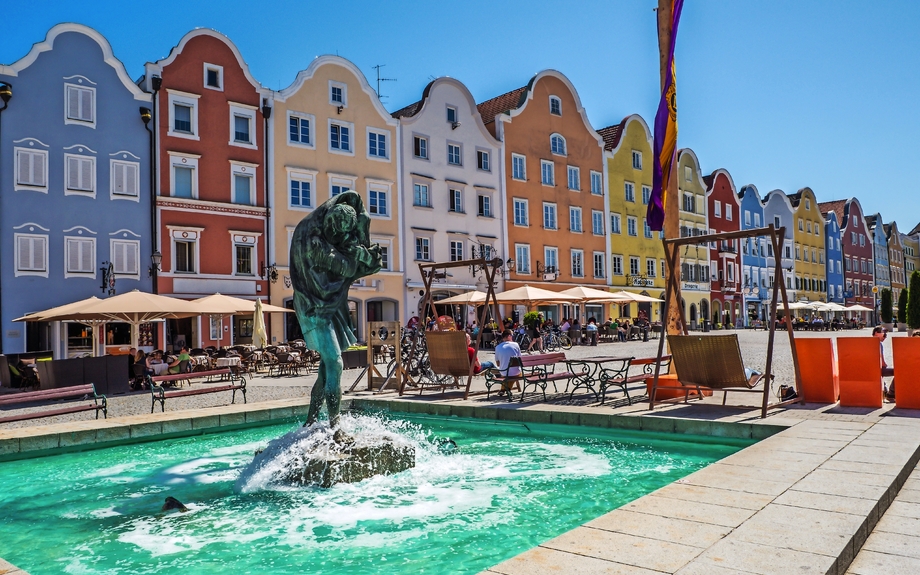 Brunnen am Stadtplatz von Schärding