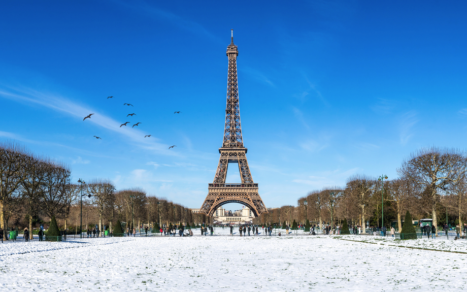 Eiffelturm im Winter