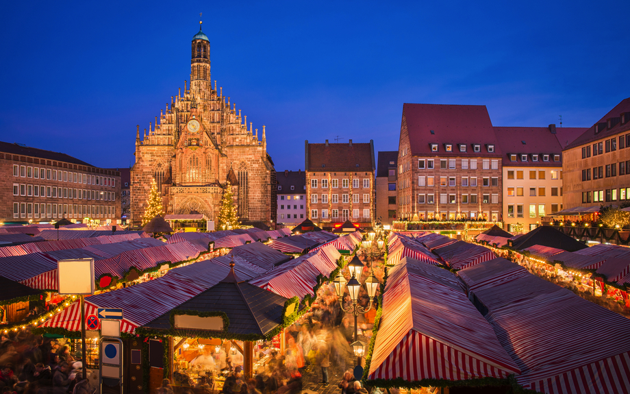 Christkindlesmarkt in Nürnberg, Deutschland