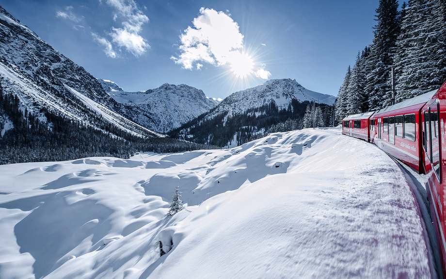 Rhätische Bahn, Schweiz
