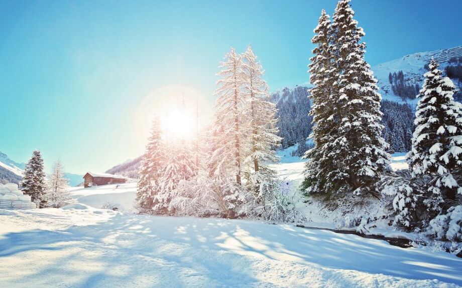 Winterlanschaft Graubünden