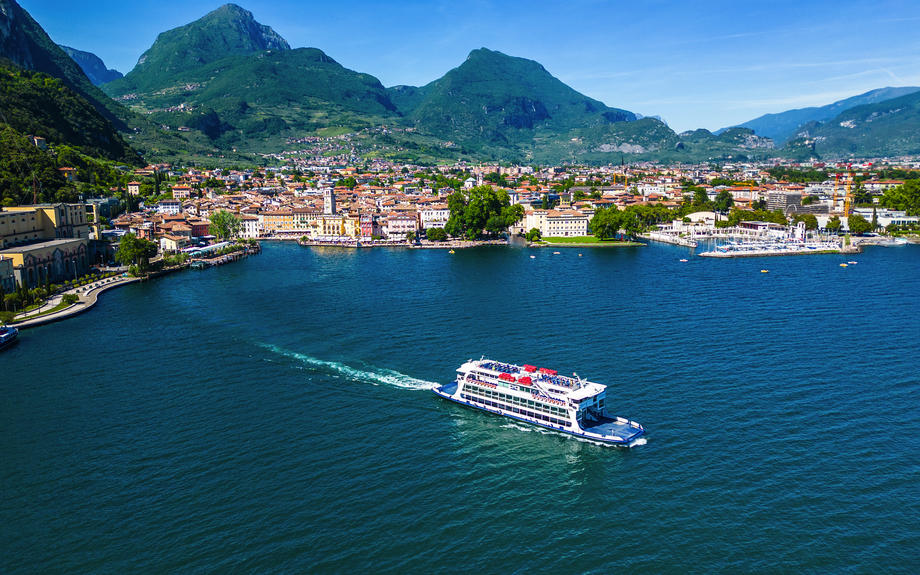 Luftaufnahme von Riva del Garda