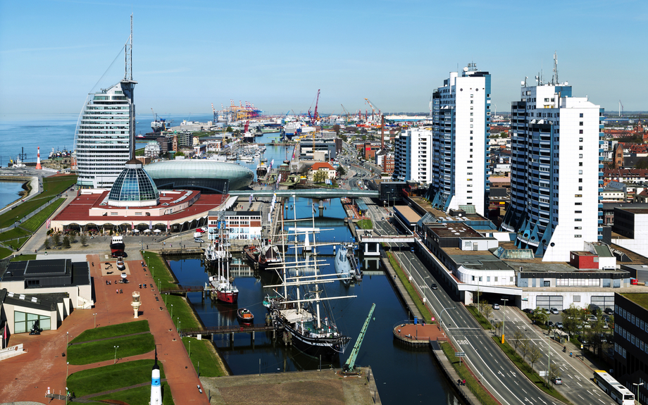 Aussicht auf den Museumshafen