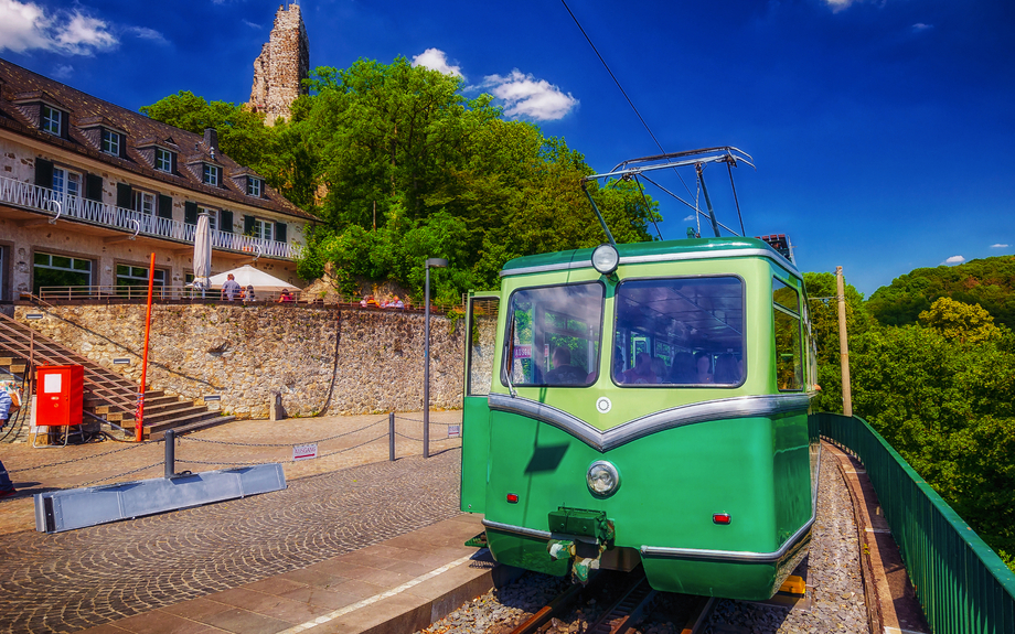Drachenfelsbahn in Königswinter, Deutschland