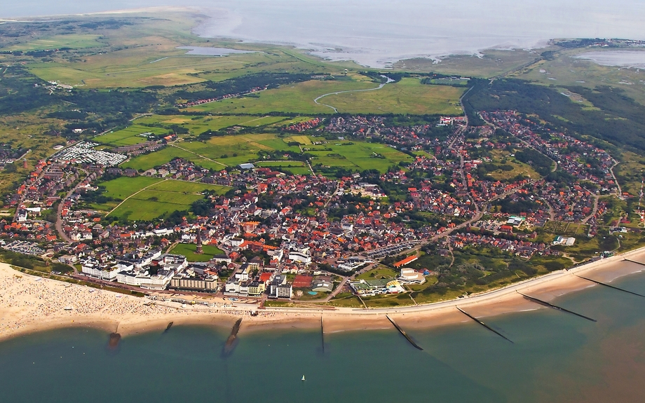 Borkum - Blick über die Insel