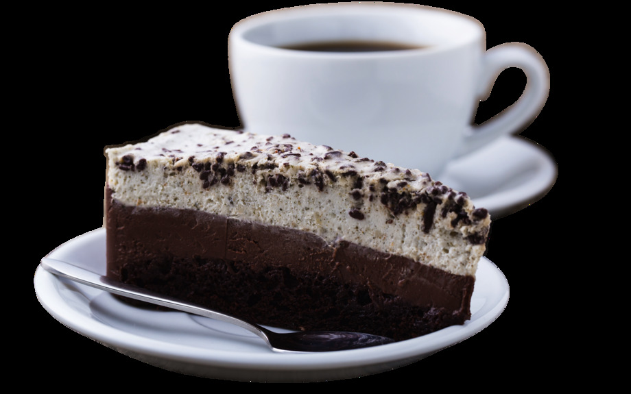 Freisteller eines Kuchengedecks