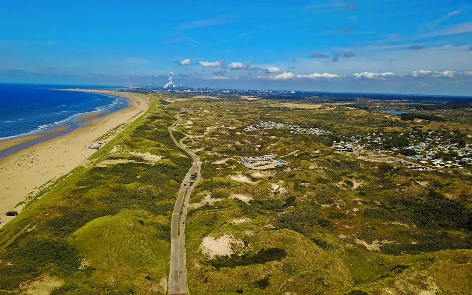 Luftbild Zandvoort, Niederlande
