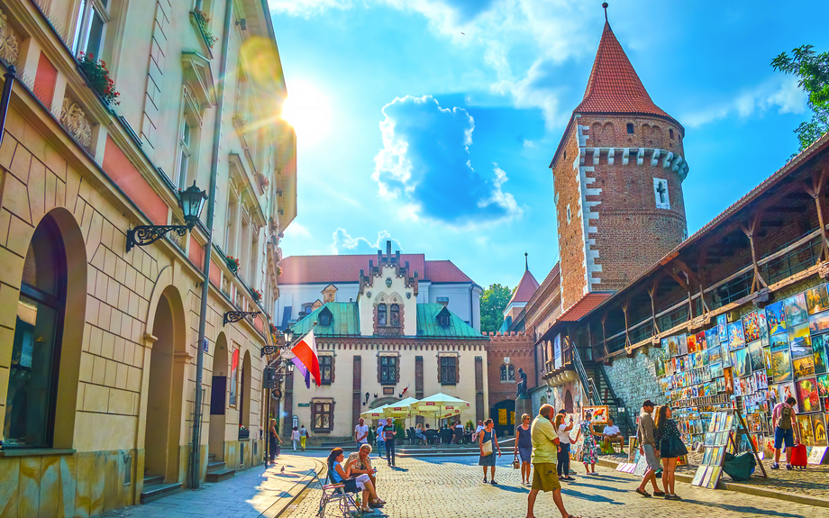 Kunstmarkt in Krakau 