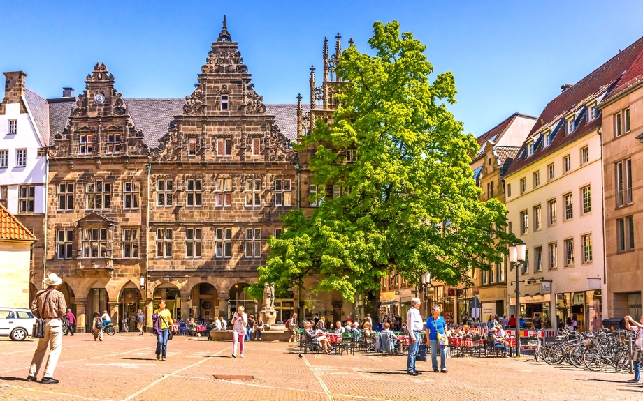Prinzipalmarkt in Münster, Deutschland